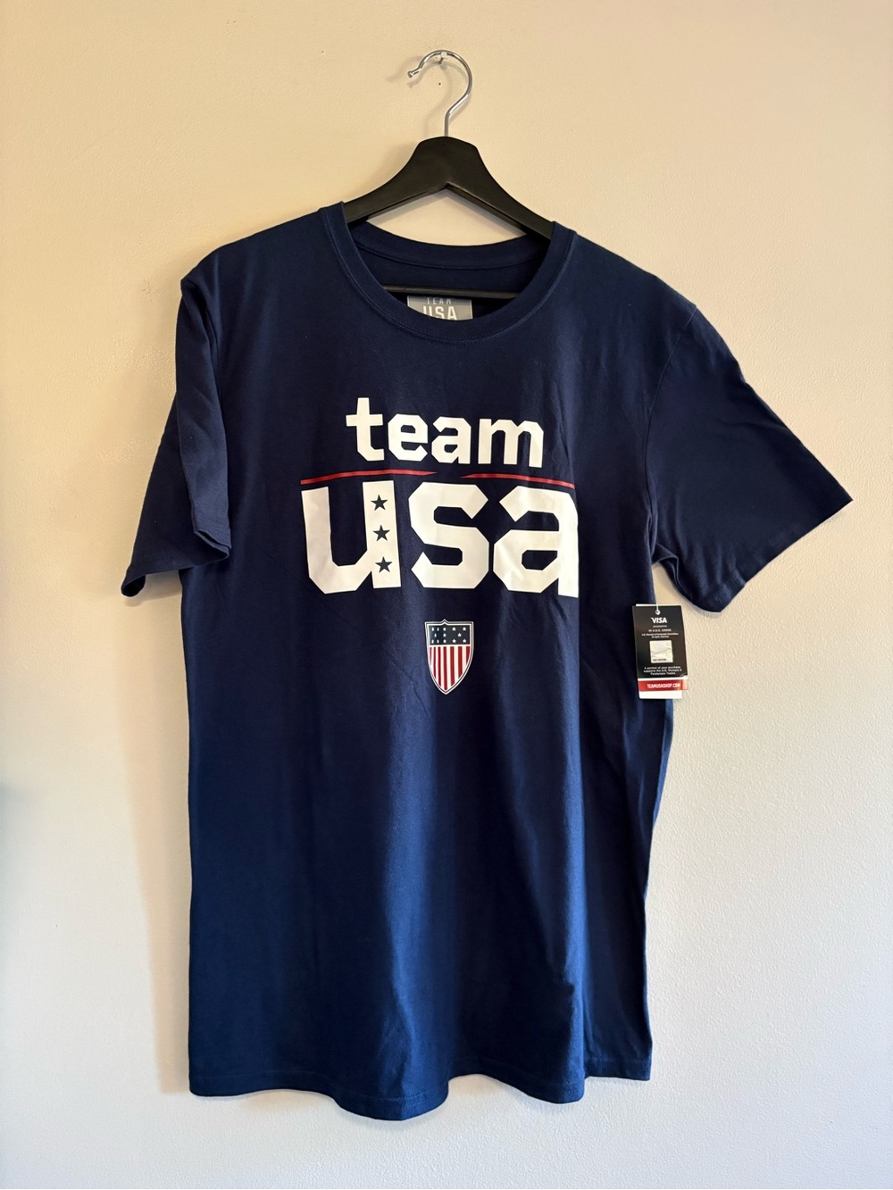 Team USA Unisex Navy Graphic Tee Shirt Size Medium NEW WITH TAGS